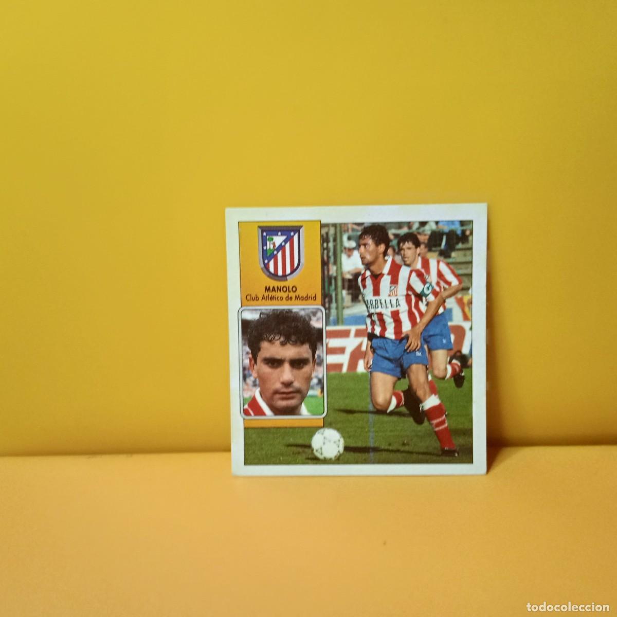 Cromos de F&uacute;tbol: EDICIONES ESTE 1992 1993 92 93 ATL&Eacute;TICO DE MADRID MANOLO