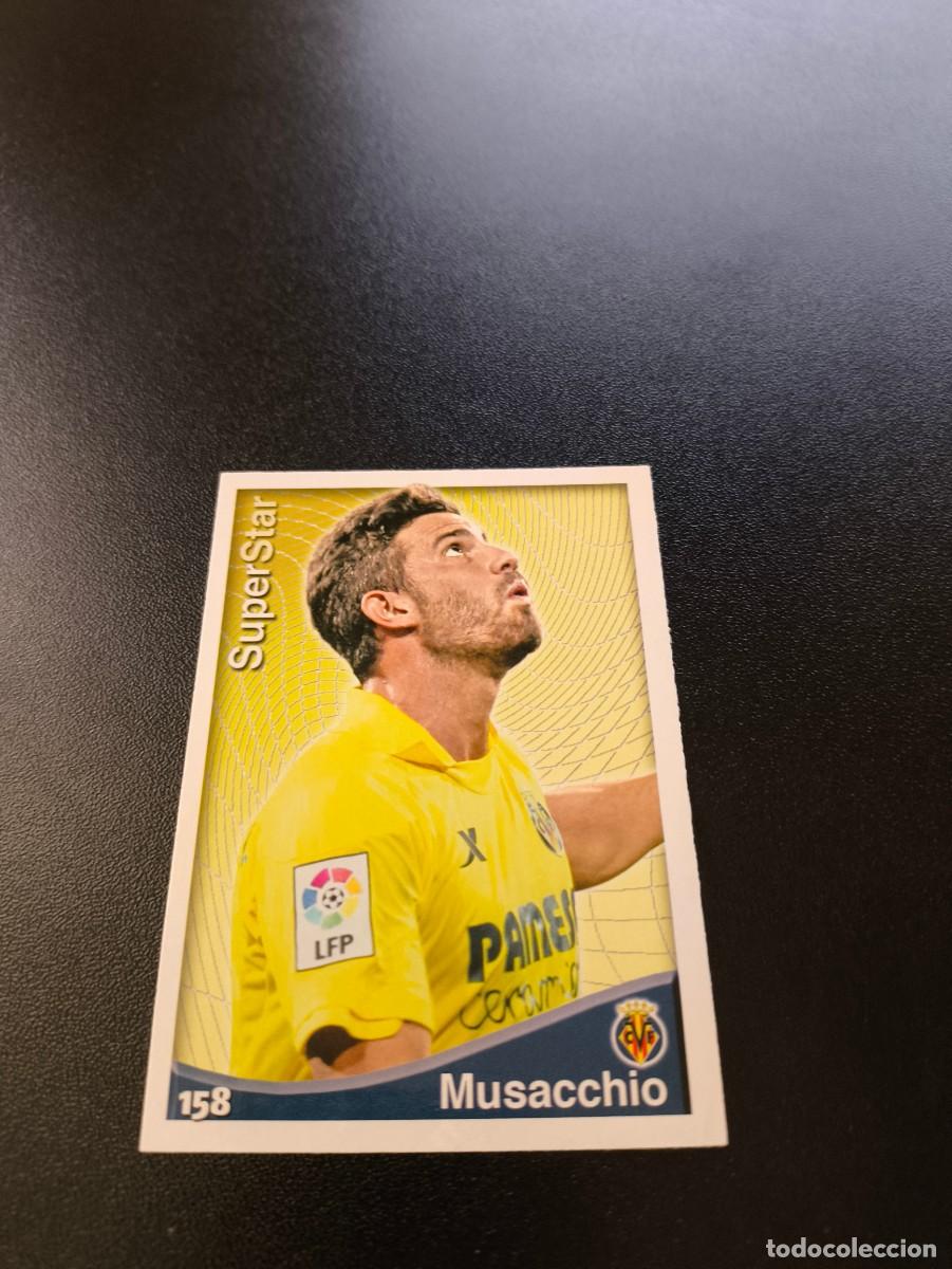 Cromos de F&uacute;tbol: 158 Musacchio SUPERSTAR MATE VILLARREAL MUNDICROMO LIGA 2014 2015 14 15 NO PANINI ESTE