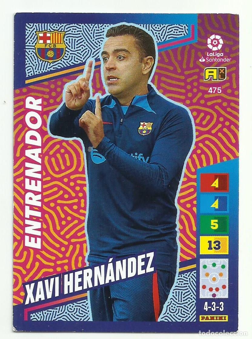 Cromos de F&uacute;tbol: Cromo Xavi Hern&aacute;ndez Entrenador (FC Barcelona) - La Liga 2022 - 23 Adrenalyn XL