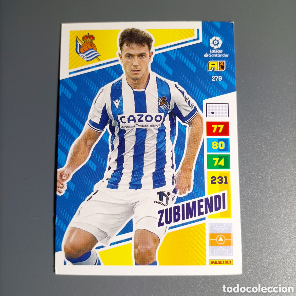 Cromos de F&uacute;tbol: ADRENALYN. LIGA 2022-2023 (REAL SOCIEDAD) №279 ZIBIMENDI