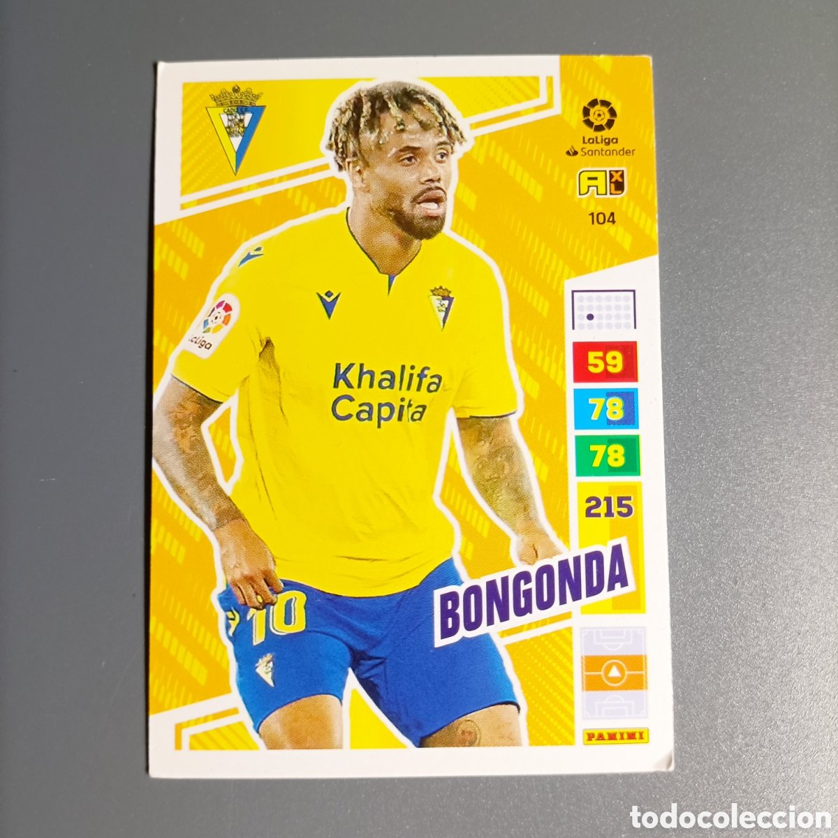 Cromos de F&uacute;tbol: ADRENALYN. LIGA 2022-2023 (CADIZ) №104 BONGONDA
