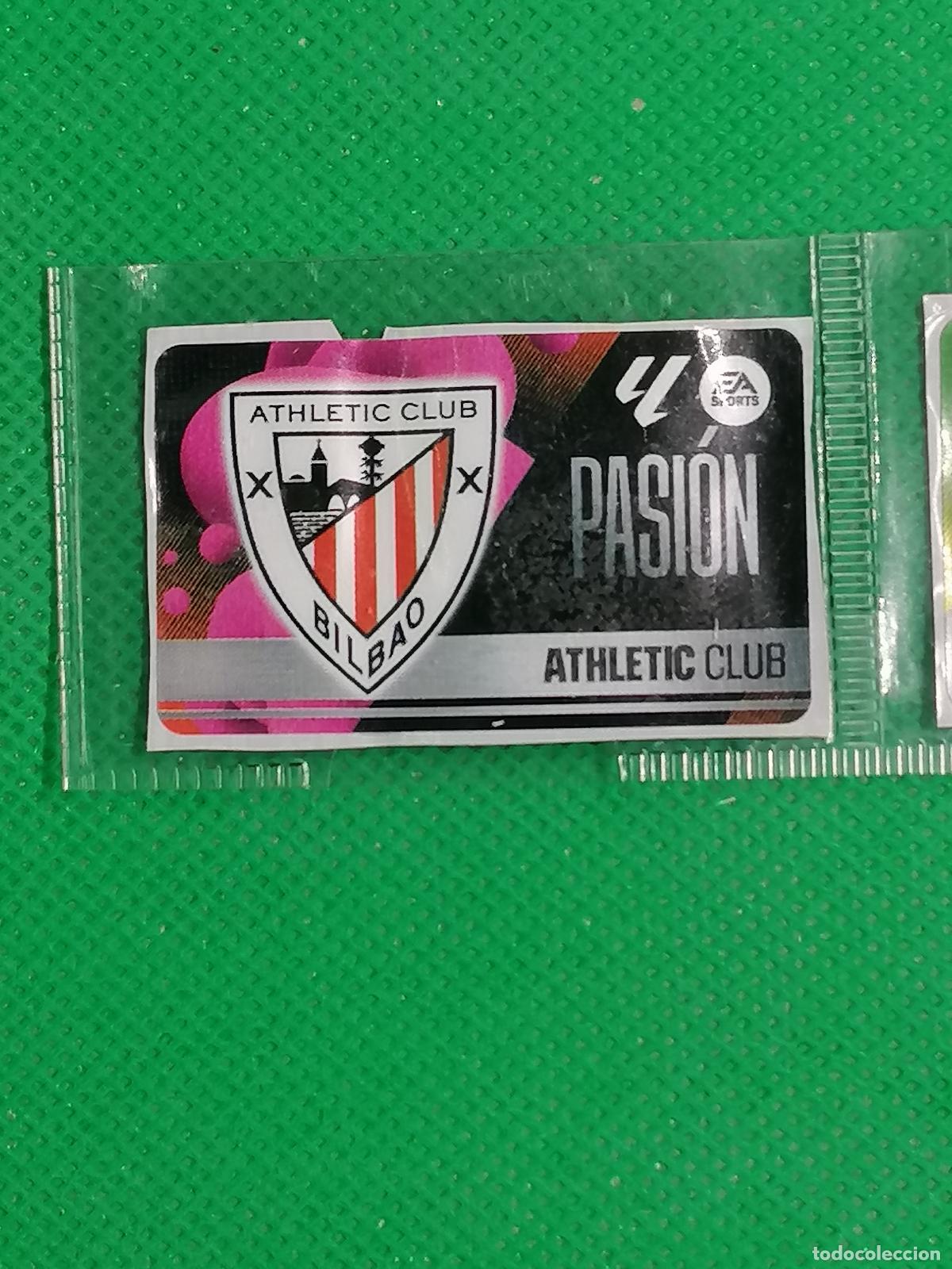 Cromos de F&uacute;tbol: ESCUDO PASION ATHLETIC CLUB BILBAO CHICLES SIN PEGAR ⚽ PANINI LIGA ESTE 25 26 2025 2026 ⚽