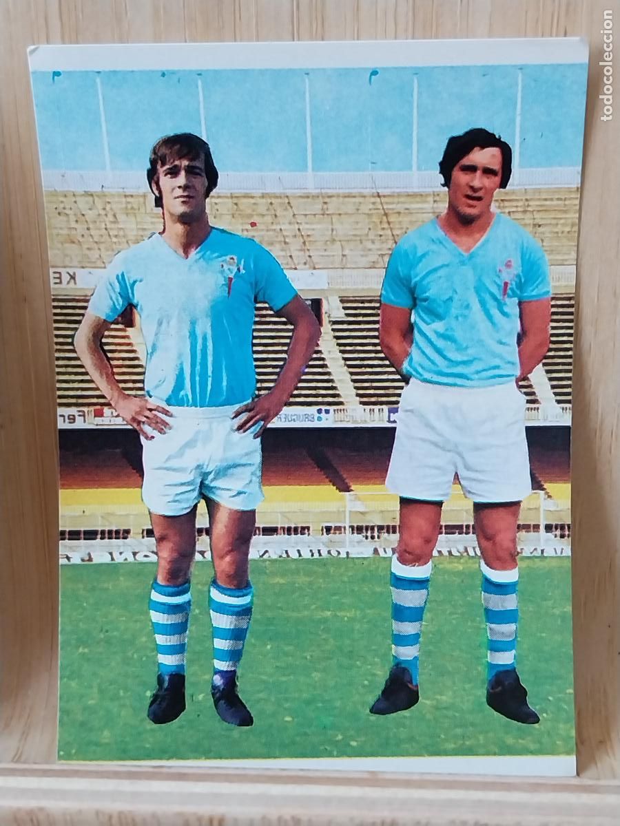 Cromos de F&uacute;tbol: APARICIO - AMADO CELTA RUIROMER A&Ntilde;O 1975 75 76 CROMO 35 *--**- SIN PEGAR NUNCA ROMERO