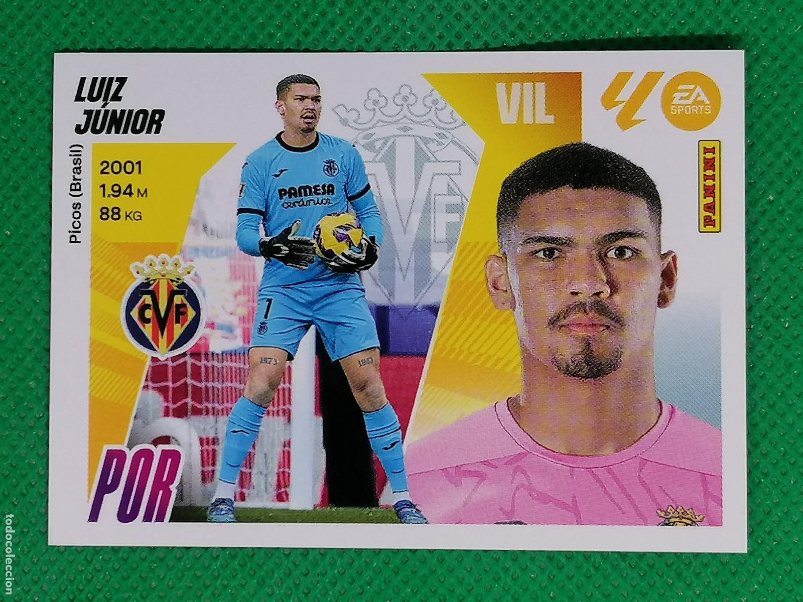Cromos de F&uacute;tbol: 3 LUIZ JUNIOR VILLARREAL ⚽ PANINI LIGA ESTE 25 26 2025 2026 ⚽
