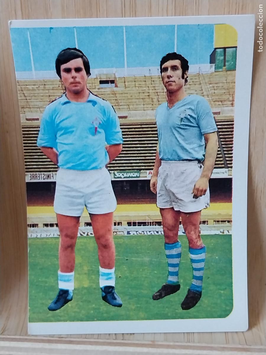 Cromos de F&uacute;tbol: JUAN - GESTOSO CELTA RUIROMER A&Ntilde;O 1975 75 76 CROMO 36 *--*-*- SIN PEGAR NUNCA ROMERO