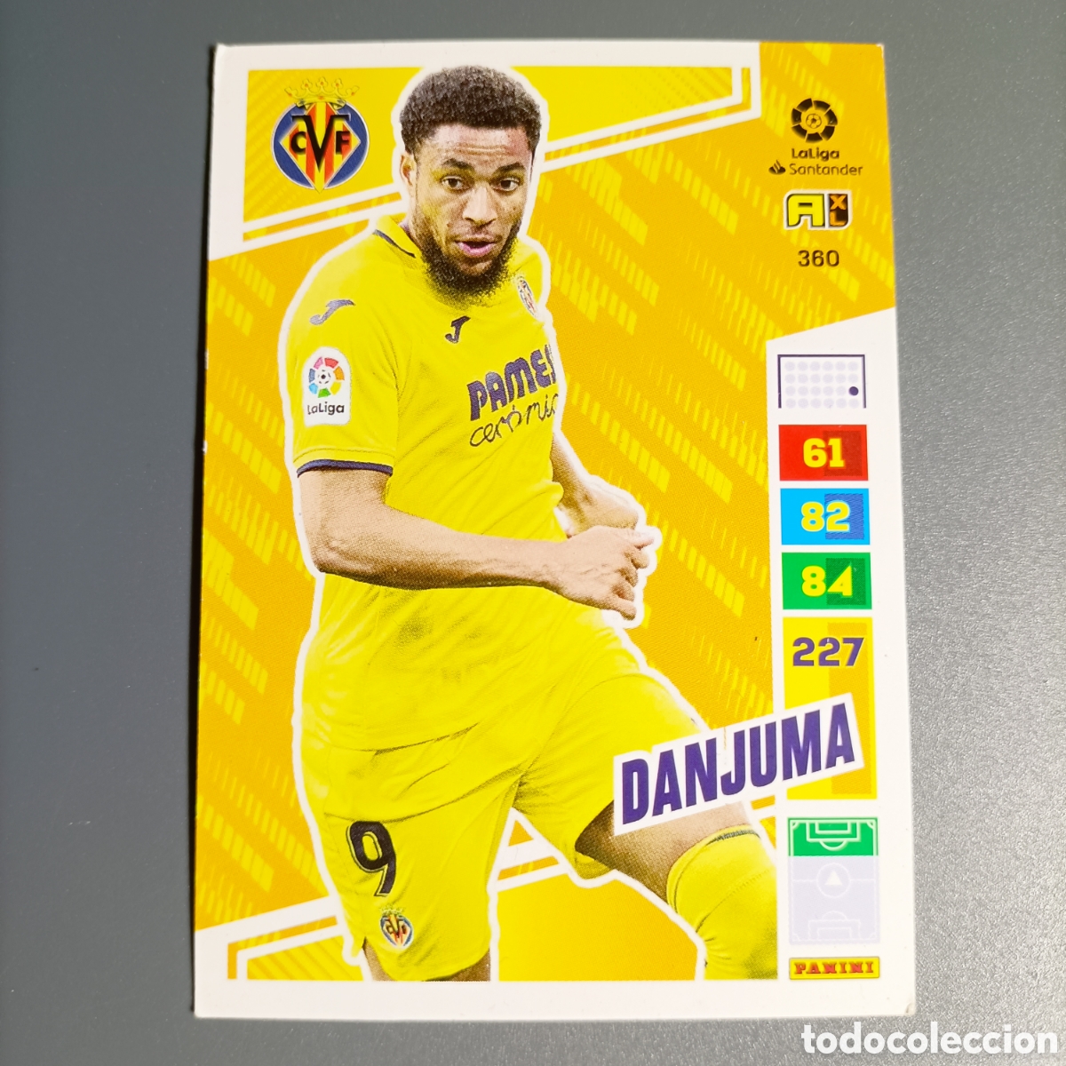 Cromos de F&uacute;tbol: ADRENALYN. LIGA 2022-2023 (VILLARREAL) №360 DANJUMA