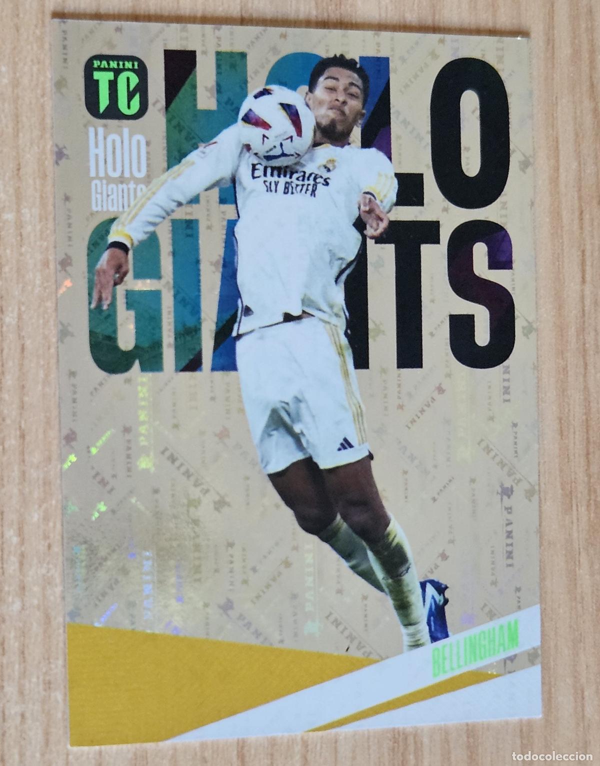 Cromos de F&uacute;tbol: Bellingham (Real Madrid). Cromo Panini Top Class 2023-2024 (23-24) Holo Giants