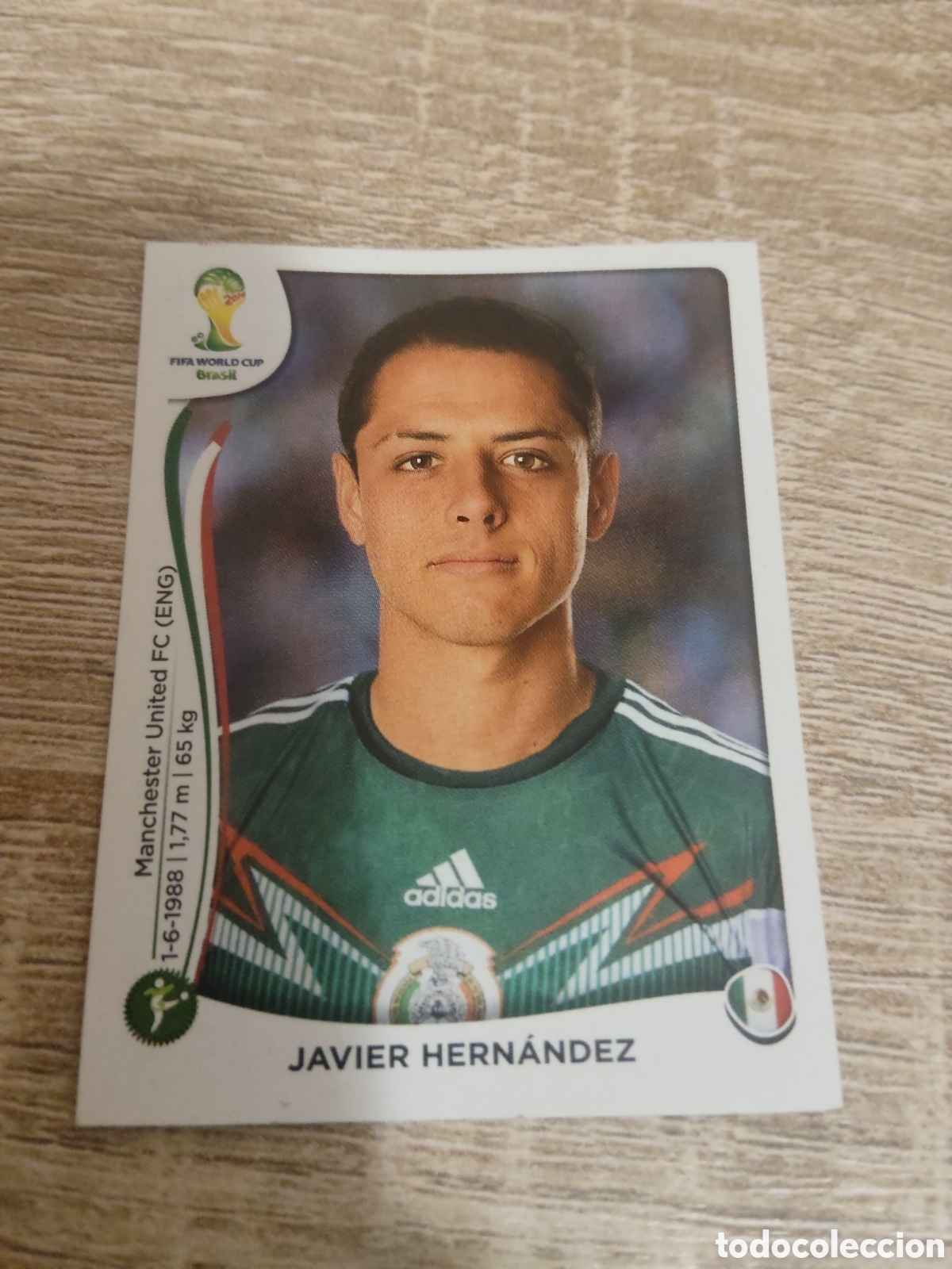 Cromos de F&uacute;tbol: Panini mundial Brasil 2014 85 Javier Hern&aacute;ndez M&eacute;xico