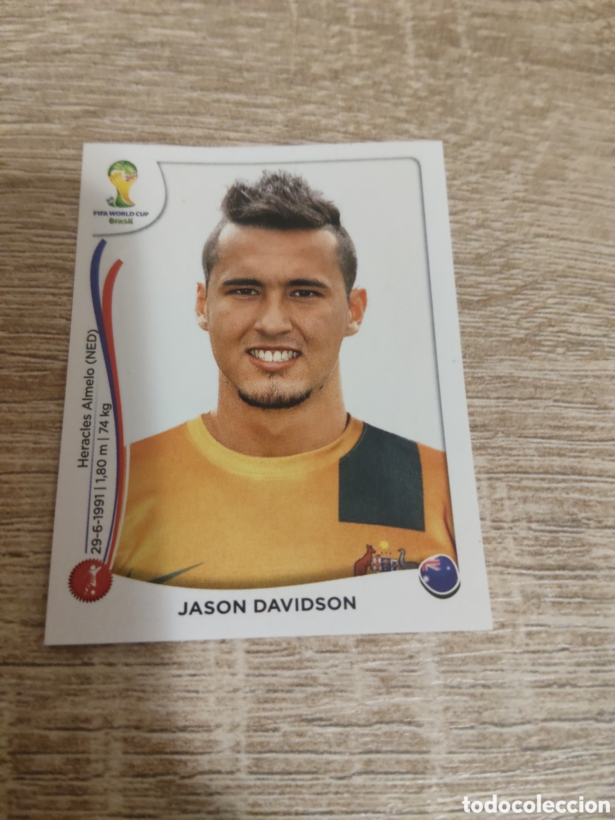 Cromos de F&uacute;tbol: Panini mundial Brasil 2014 169 Jason Davidson Australia