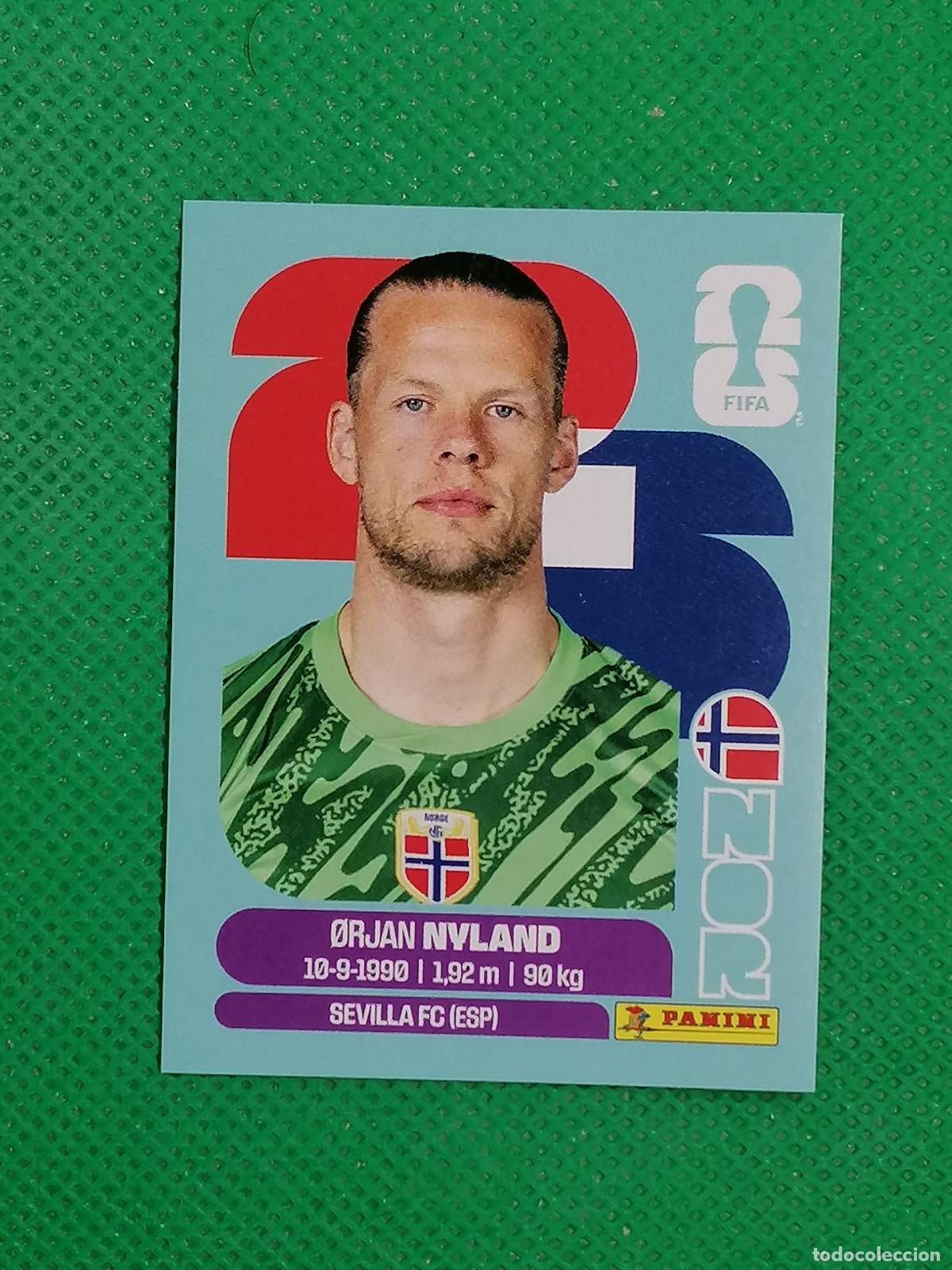 Cromos de F&uacute;tbol: NOR 2 NOR2 ORJAN NYLAND NORUEGA ⚽ PANINI FIFA MUNDIAL WORLD CUP 26 2026 STICKER ⚽