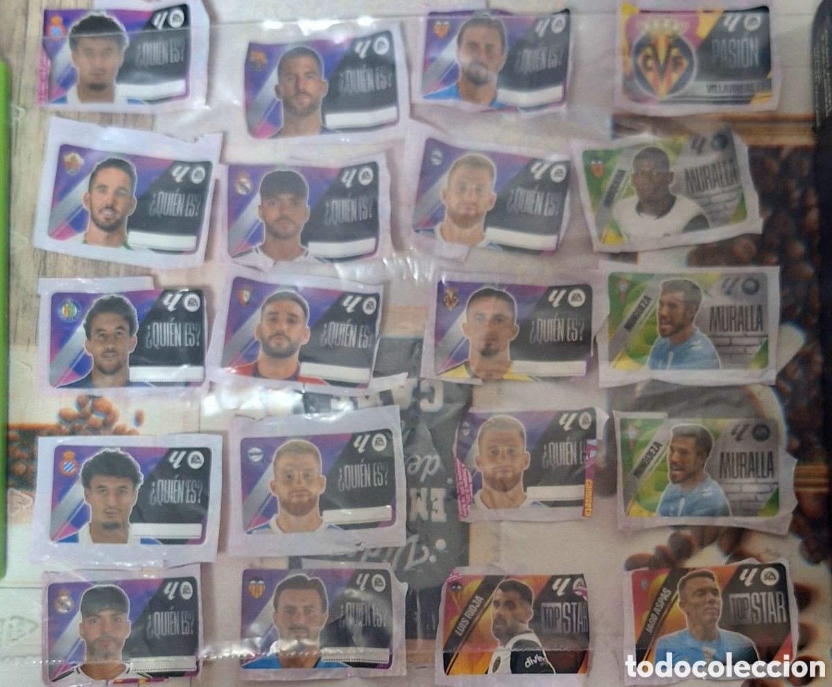 Cromos de F&uacute;tbol: Lote de 20 chicles 2025 2026 liga este