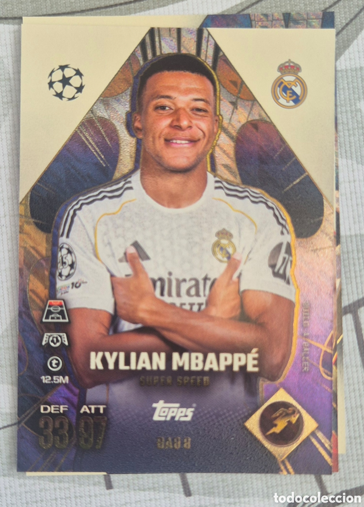 Cromos de F&uacute;tbol: DAB 8 Mbappe madrid build a baller topps match attax 2026