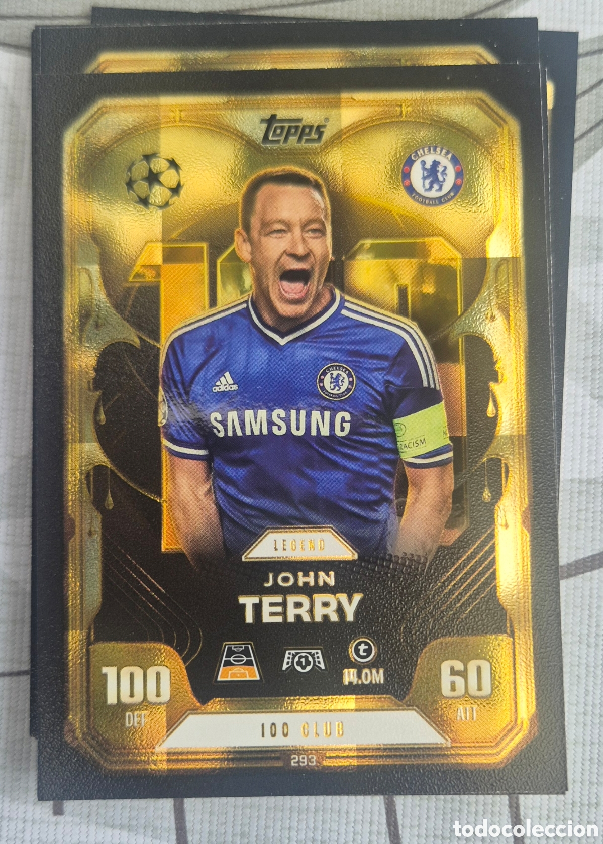 Cromos de F&uacute;tbol: 293 terry chelsea legend 100 club topps match attax 2026