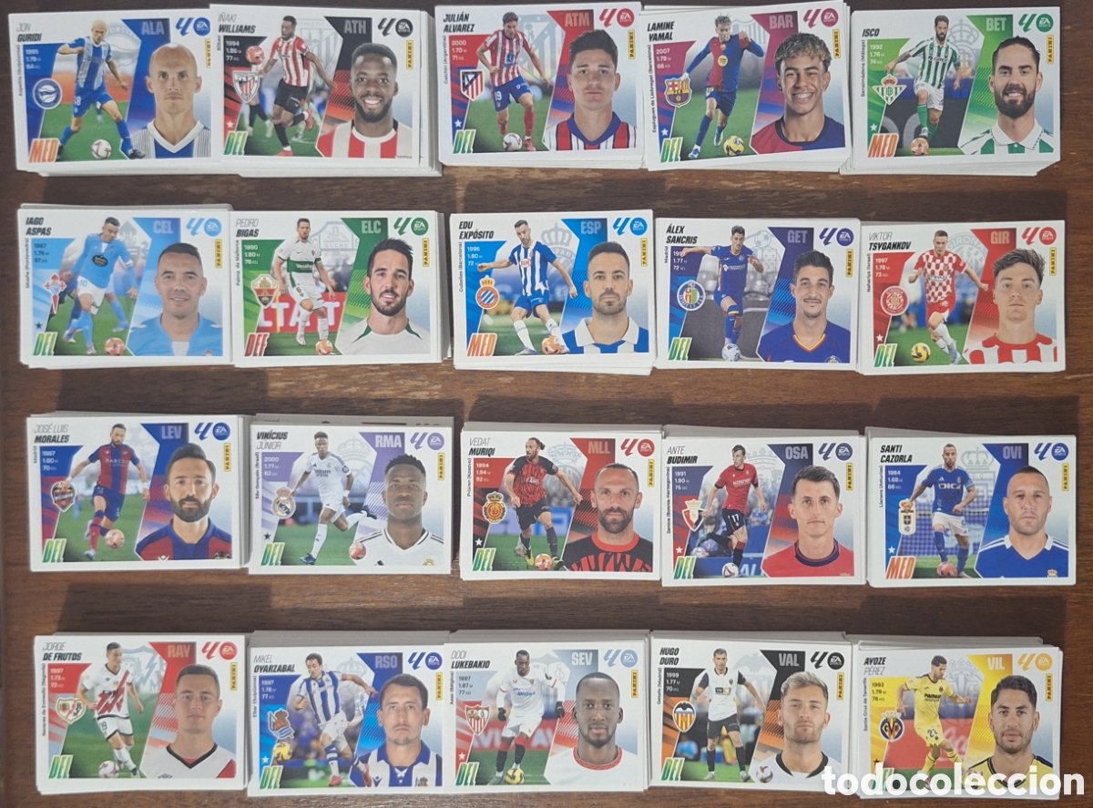 Cromos de F&uacute;tbol: Coleccion completa cromos liga Este 2025 2026