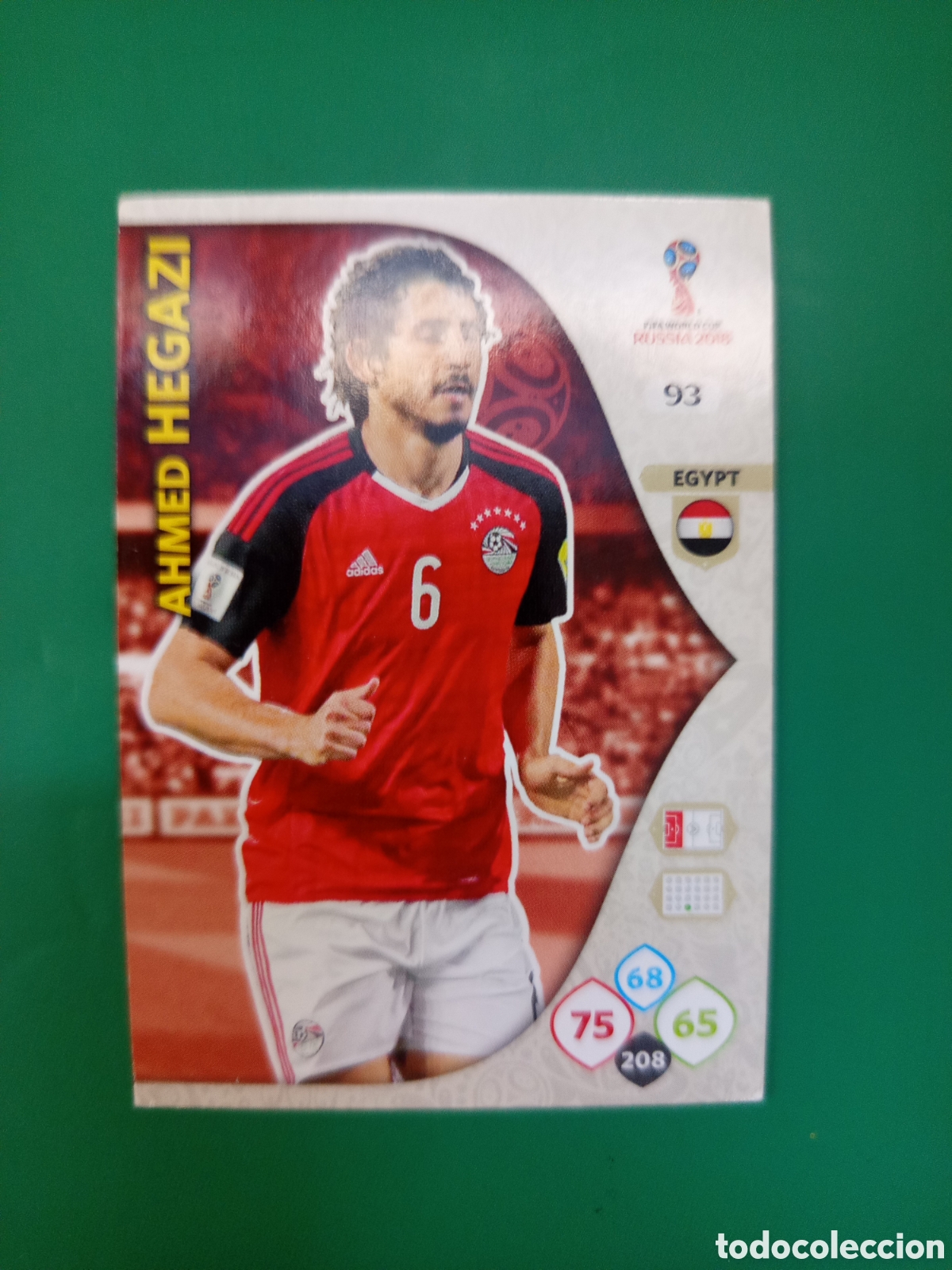 Cromos de F&uacute;tbol: ❇️ CROMO ⚽ CARD HEGAZI EGIPTO 93 MUNDIAL FIFA WORLD CUP RUSIA 2018 ADRENALYN XL PANINI ❇️