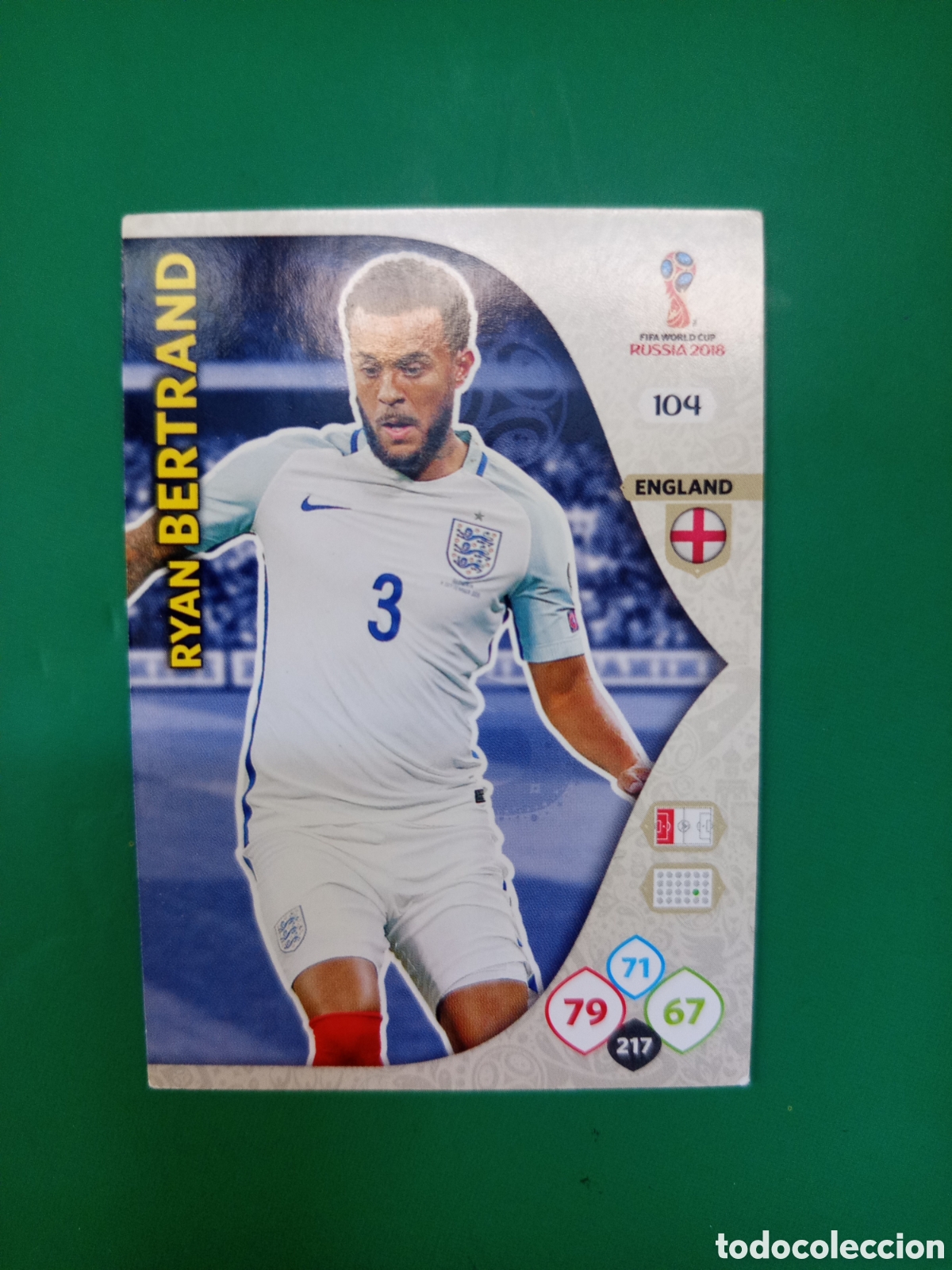 Cromos de F&uacute;tbol: ❇️ CROMO ⚽ CARD BERTRAND INGLATERRA 104 MUNDIAL FIFA WORLD CUP RUSIA 2018 ADRENALYN XL PANINI ❇️