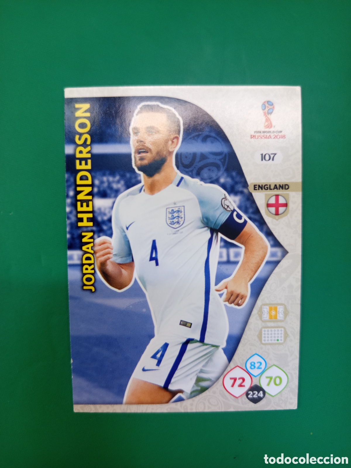 Cromos de F&uacute;tbol: ❇️ CROMO ⚽ CARD HENDERSON INGLATERRA 107 MUNDIAL FIFA WORLD CUP RUSIA 2018 ADRENALYN XL PANINI ❇️
