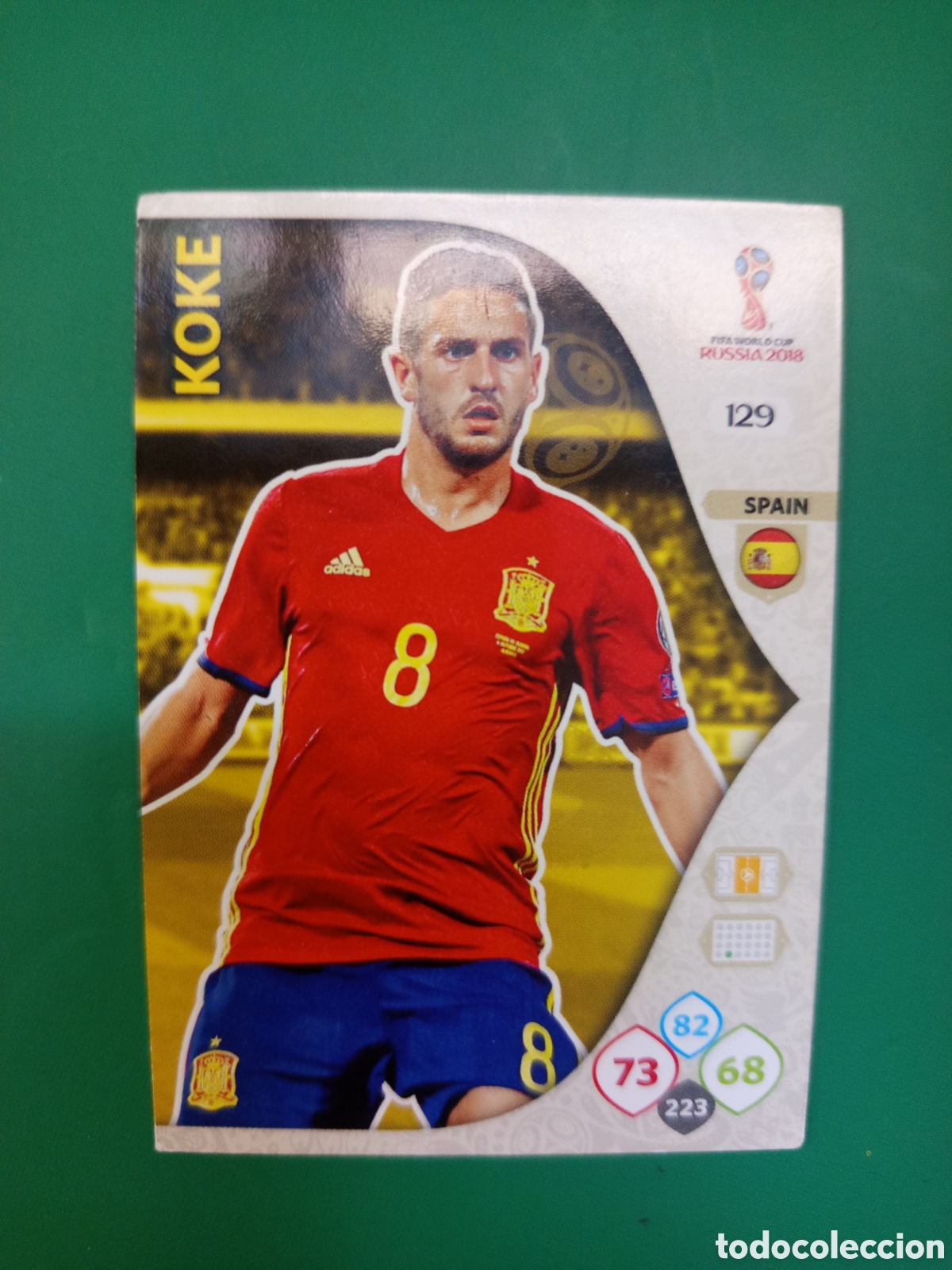 Cromos de F&uacute;tbol: ❇️ CROMO ⚽ CARD KOKE ESPA&Ntilde;A 129 MUNDIAL FIFA WORLD CUP RUSIA 2018 ADRENALYN XL PANINI ❇️