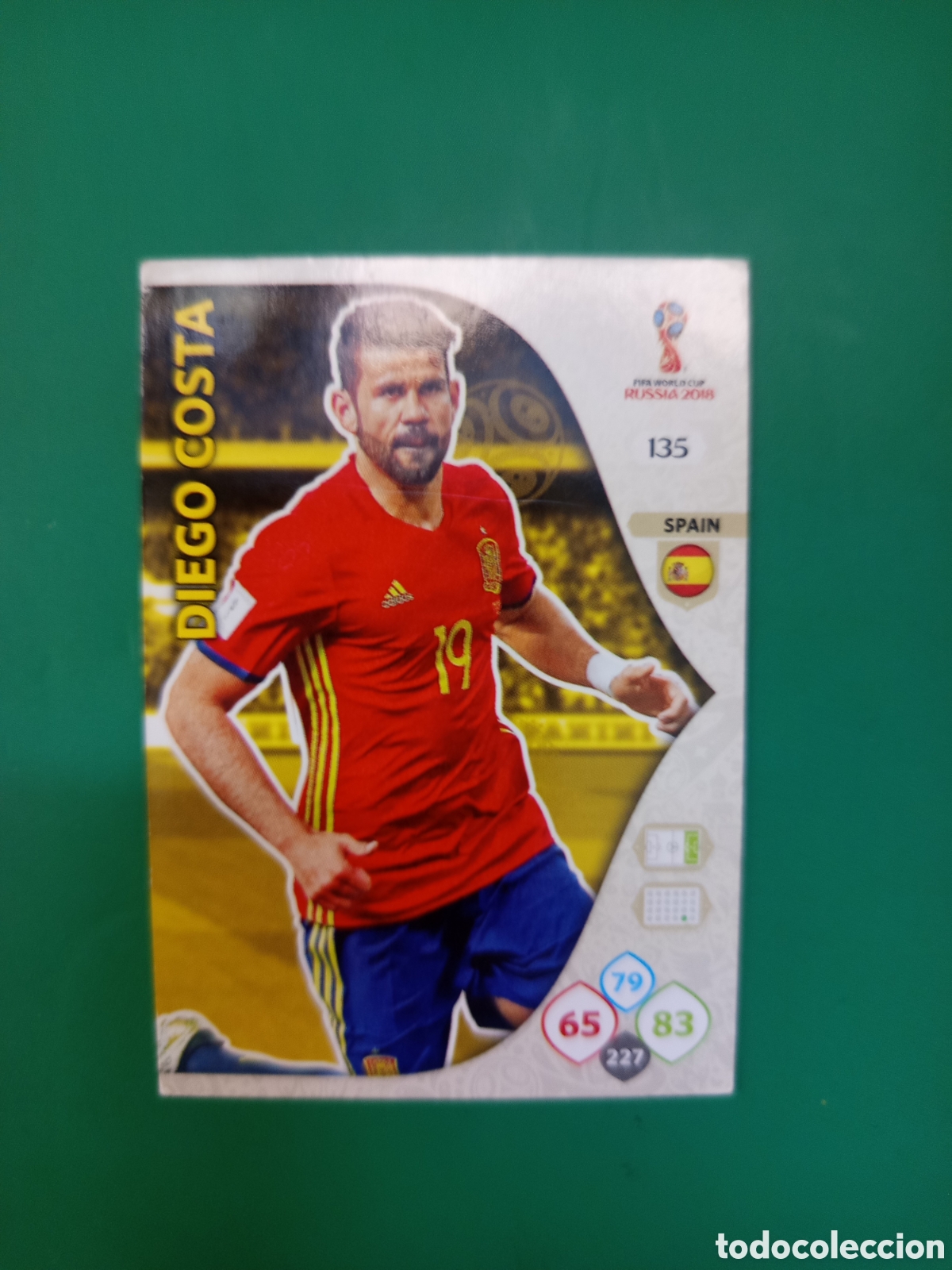 Cromos de F&uacute;tbol: ❇️ CROMO ⚽ CARD DIEGO COSTA ESPA&Ntilde;A 135 MUNDIAL FIFA WORLD CUP RUSIA 2018 ADRENALYN XL PANINI ❇️