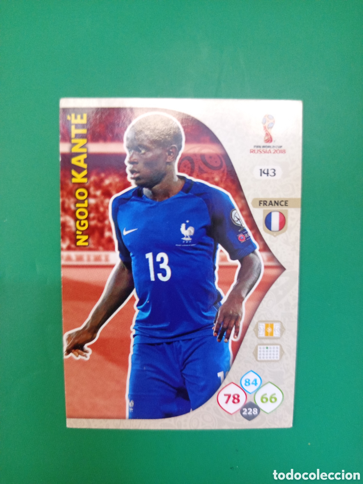 Cromos de F&uacute;tbol: ❇️ CROMO ⚽ CARD KANT&Eacute; FRANCIA 143 MUNDIAL FIFA WORLD CUP RUSIA 2018 ADRENALYN XL PANINI ❇️