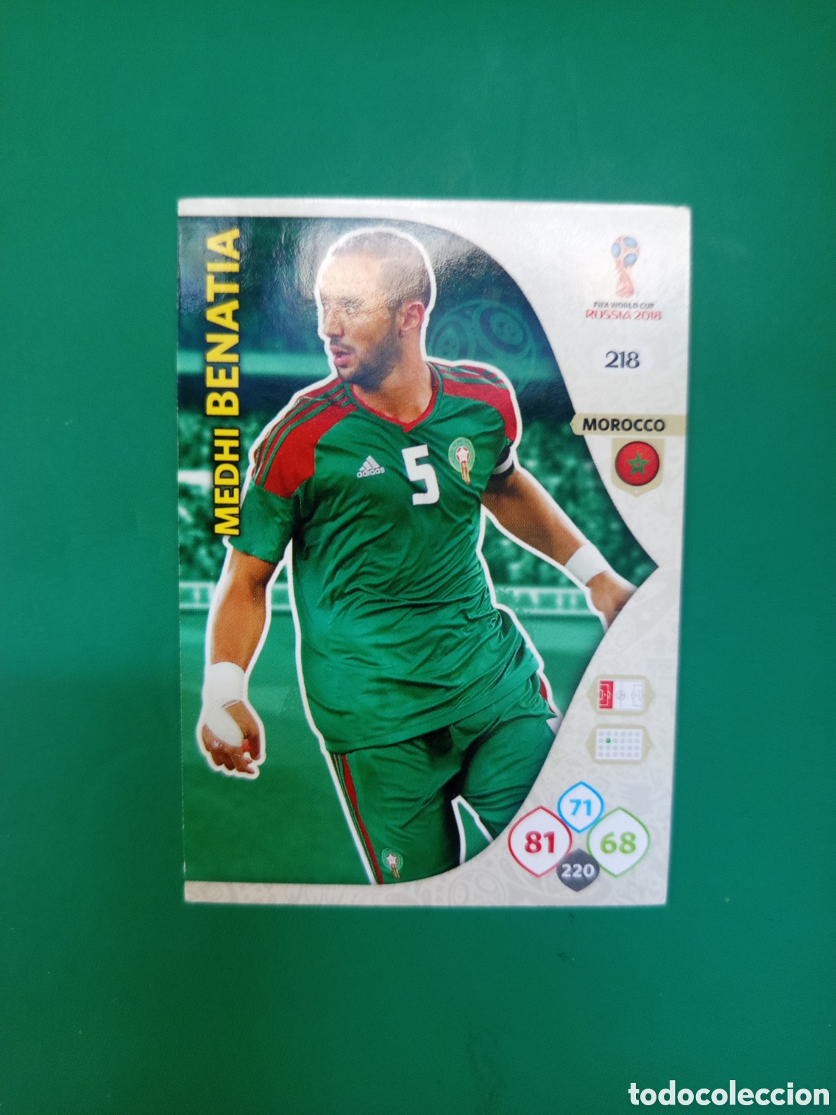 Cromos de Futebol: ❇️ CROMO ⚽ CARD BENATIA MARRUECOS 218 MUNDIAL FIFA WORLD CUP RUSIA 2018 ADRENALYN XL PANINI ❇️