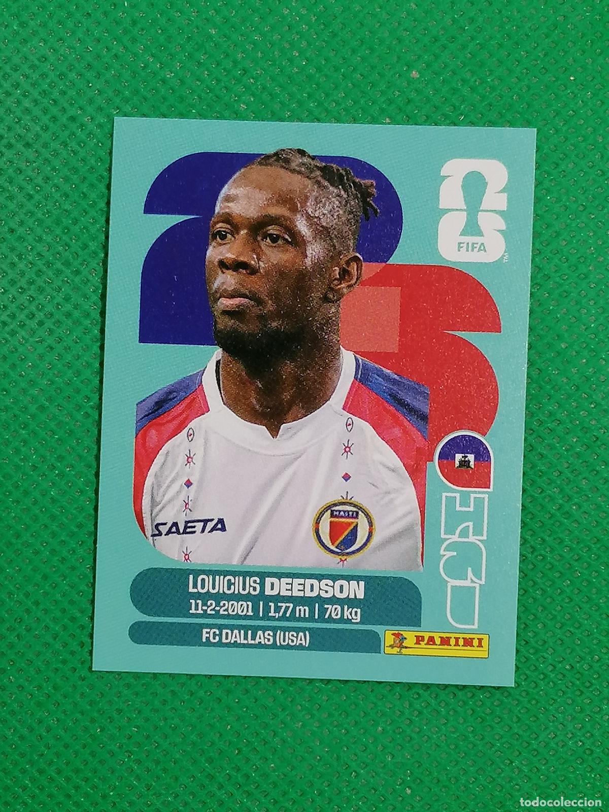 Cromos de F&uacute;tbol: HAI 19 HAI19 LOUICIUS DEEDSON HAITI ⚽ PANINI FIFA MUNDIAL WORLD CUP 26 2026 STICKER ⚽