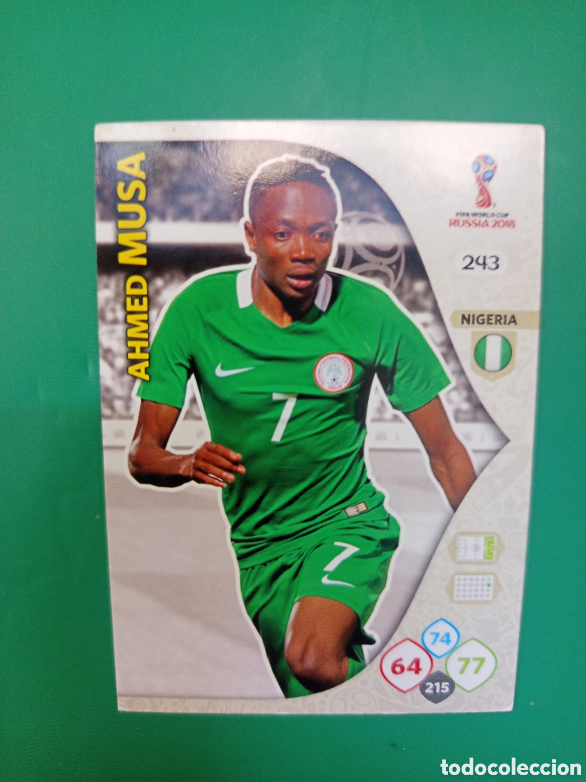 Cromos de F&uacute;tbol: ❇️ CROMO ⚽ CARD MUSA NIGERIA 243 MUNDIAL FIFA WORLD CUP RUSIA 2018 ADRENALYN XL PANINI ❇️