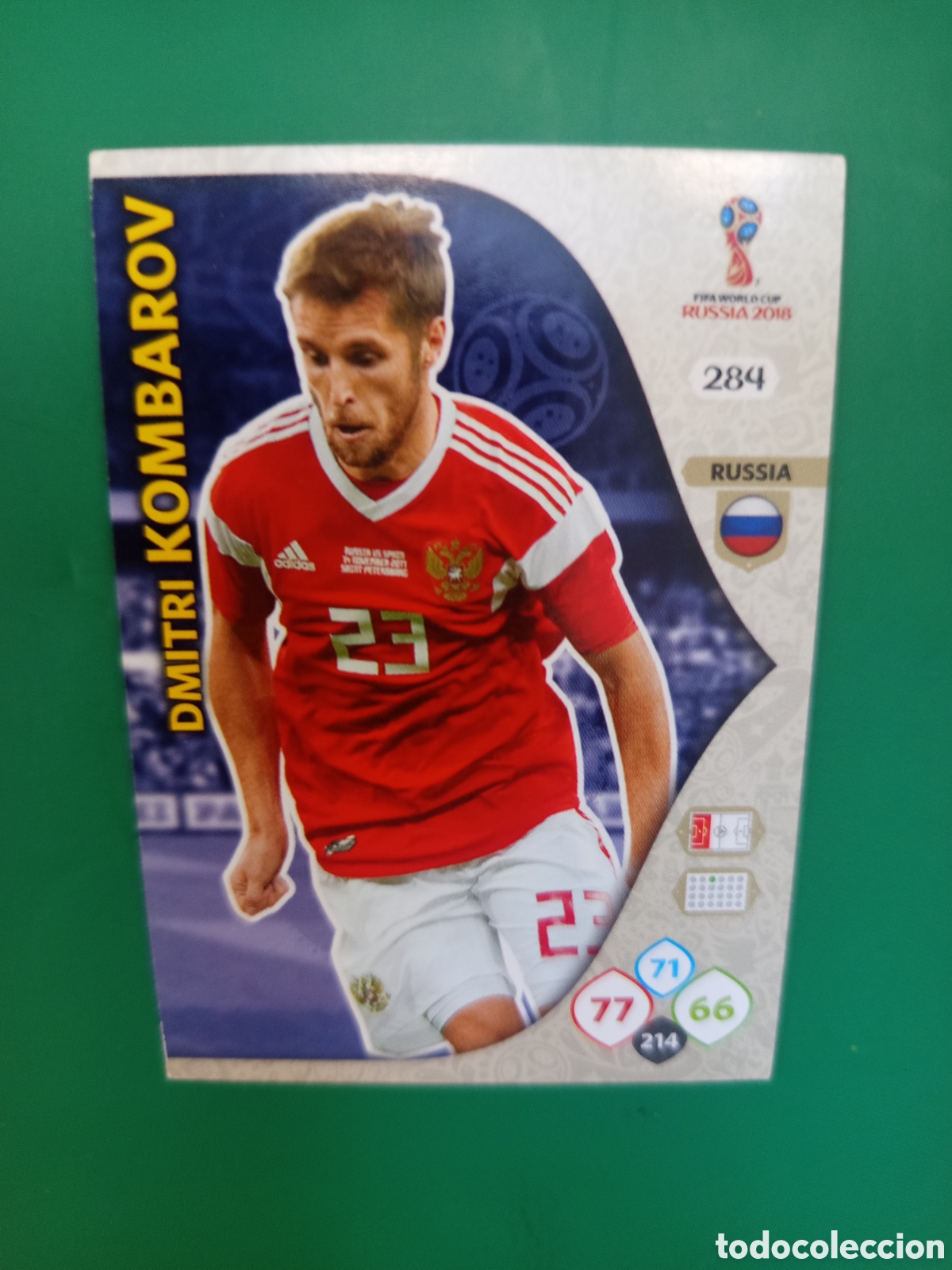 Cromos de F&uacute;tbol: ❇️ CROMO ⚽ CARD KOMBAROV RUSIA 284 MUNDIAL FIFA WORLD CUP RUSIA 2018 ADRENALYN XL PANINI ❇️