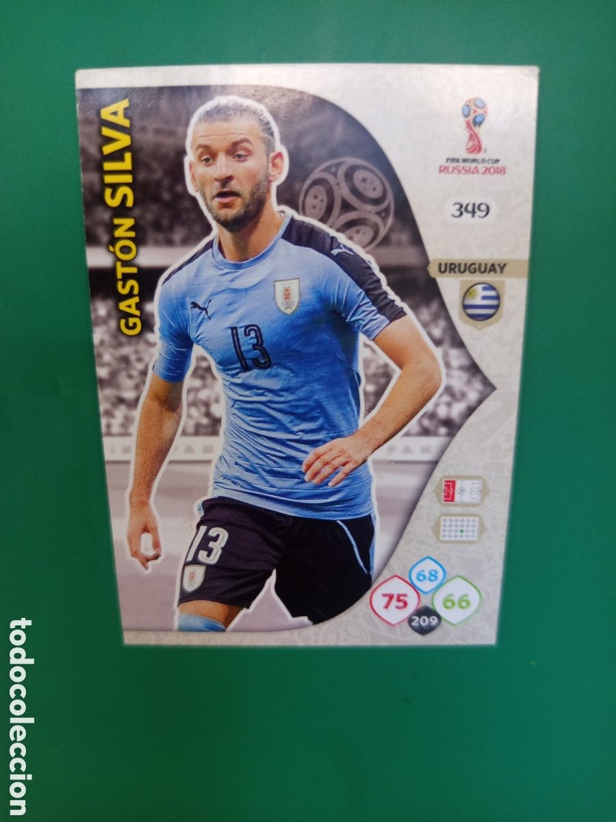 Cromos de F&uacute;tbol: ❇️ CROMO ⚽ CARD GAST&Oacute;N SILVA URUGUAY 349 MUNDIAL FIFA WORLD CUP RUSIA 2018 ADRENALYN XL PANINI ❇️