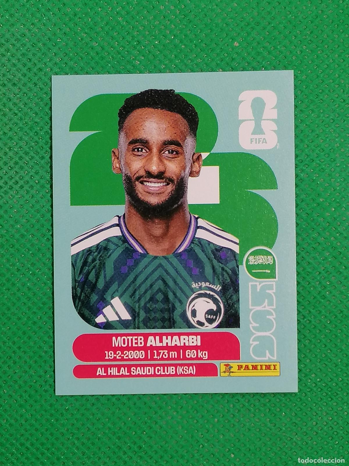 Cromos de F&uacute;tbol: KSA 7 KSA7 MOTEB ALHARBI ARABIA SAUDI ⚽ PANINI FIFA MUNDIAL WORLD CUP 26 2026 STICKER ⚽