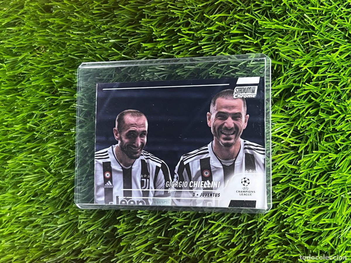 Figurine di Calcio: N&ordm; 3 Giorgio Chiellini Juventus Topps Stadium Chrome 21 22