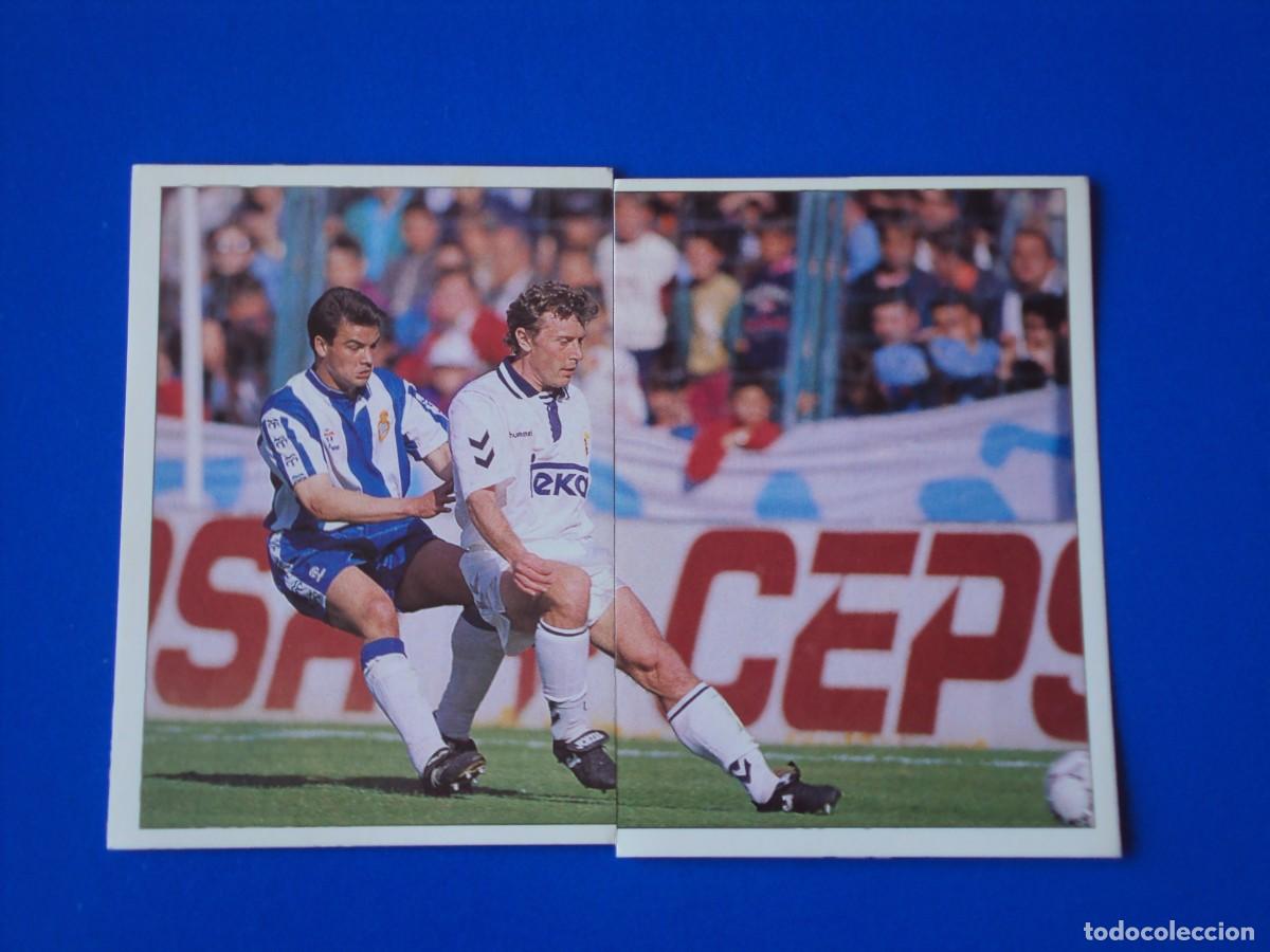 Cromos de F&uacute;tbol: CROMOS N&ordm; 156 157 BUTRAGUE&Ntilde;O &Aacute;LBUM COLECCI&Oacute;N REAL MADRID 95 96 1995 1996 PANINI NUNCA PEGADO
