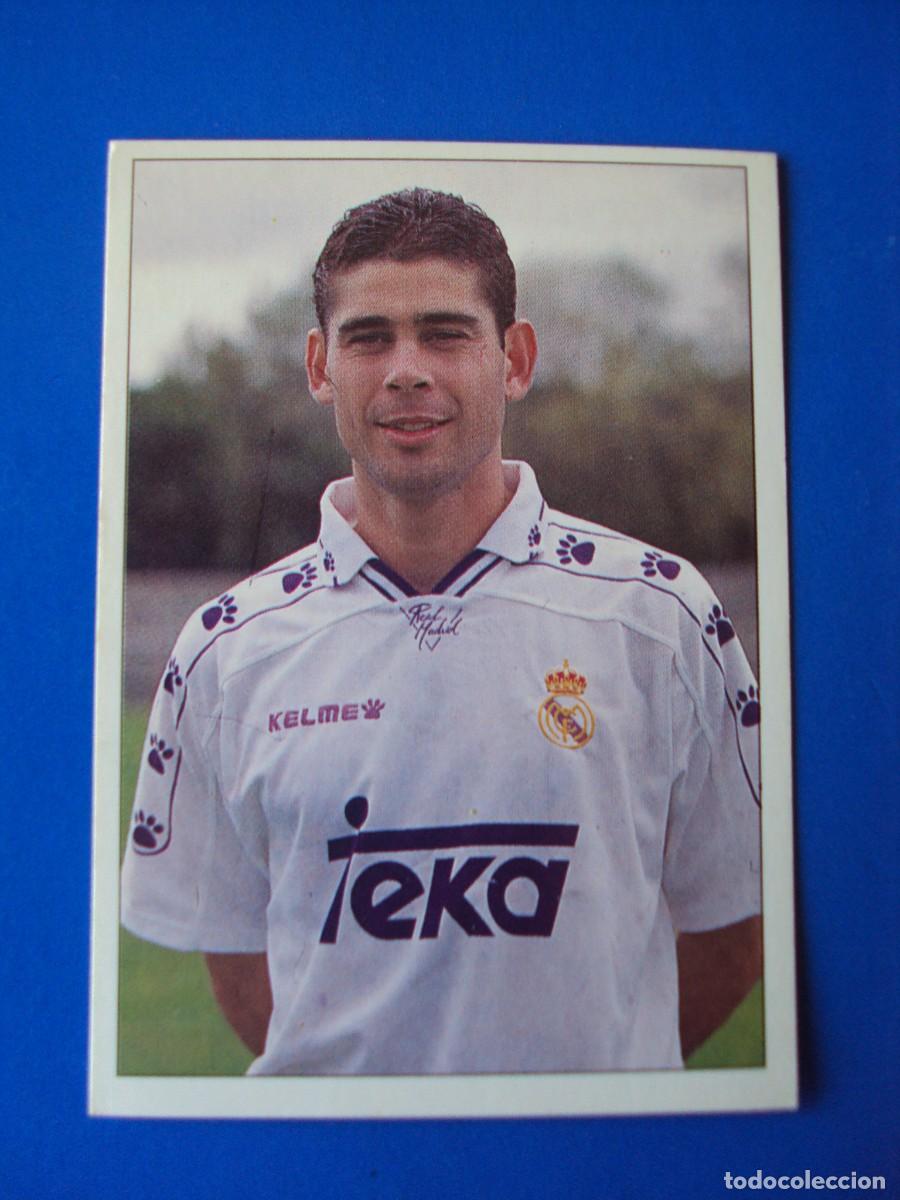 Cromos de F&uacute;tbol: CROMO N&ordm; 190 HIERRO &Aacute;LBUM COLECCI&Oacute;N REAL MADRID 95 96 1995 1996 PANINI NUNCA PEGADO SIN PEGAR