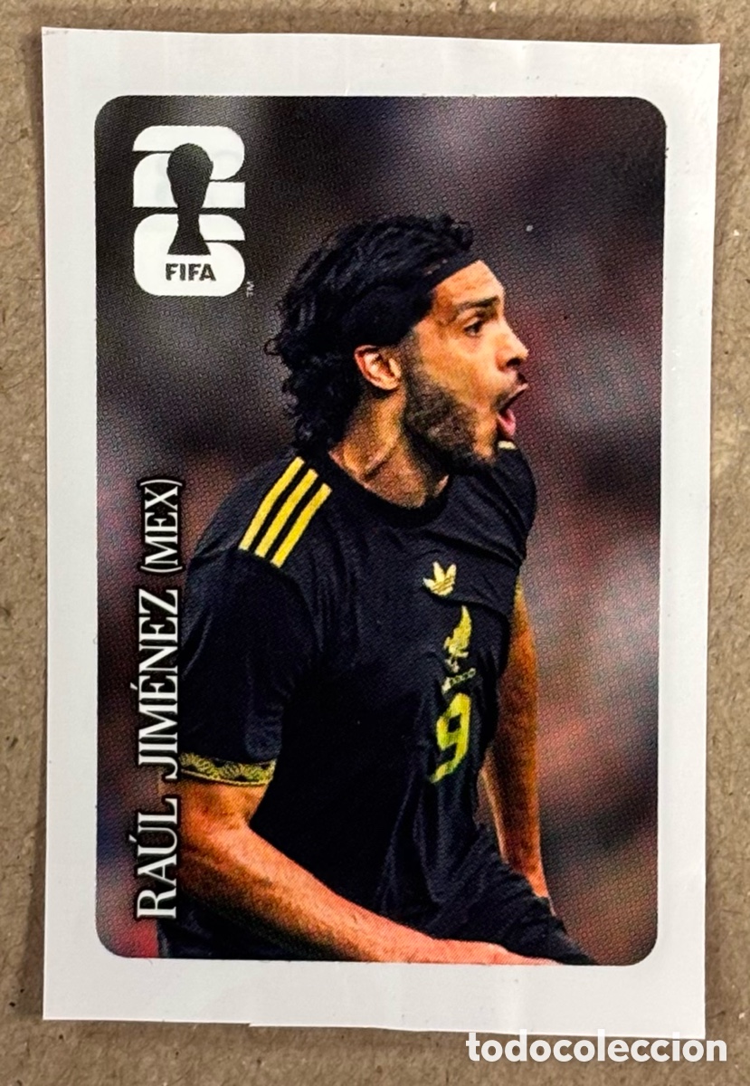 Cromos de F&uacute;tbol: RA&Uacute;L JIM&Eacute;NEZ (M&Eacute;XICO). CROMO PANINI PROMOCI&Oacute;N COCA-COLA MUNDIAL FIFA 2026.