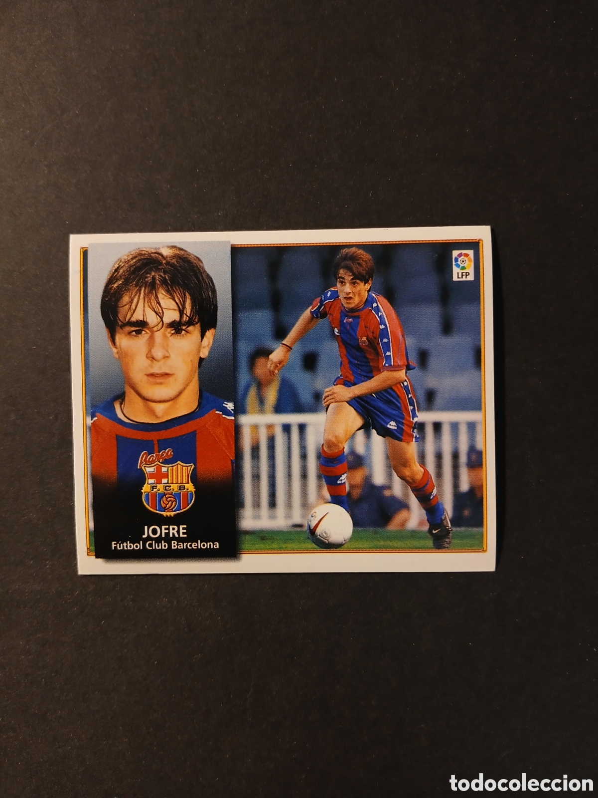 Cromos de F&uacute;tbol: JOFRE BARCELONA FICHAJE 5 LIGA ESTE 1998/99 98 99 NUNCA PEGADO SIN PEGAR