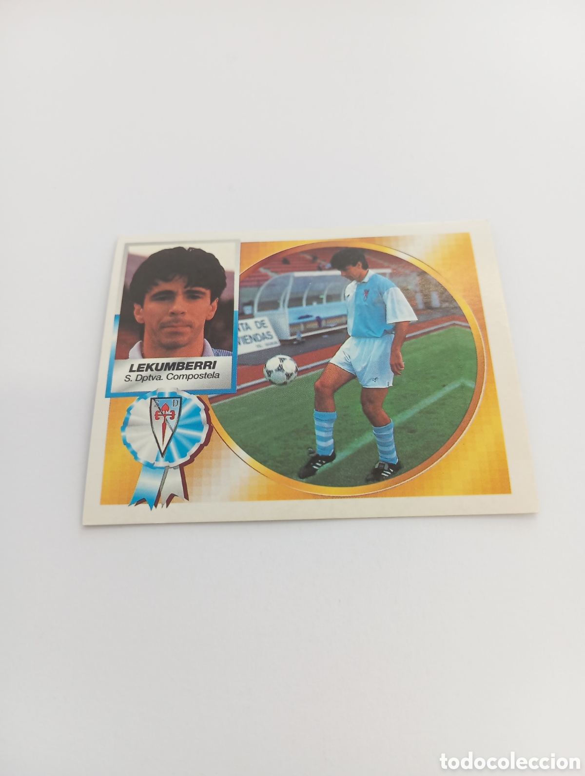 Cromos de F&uacute;tbol: FICHAJE 2 BIS LEKUMBERRI Liga Este 1994 1995 NUEVO SIN PEGAR PANINI 94 95