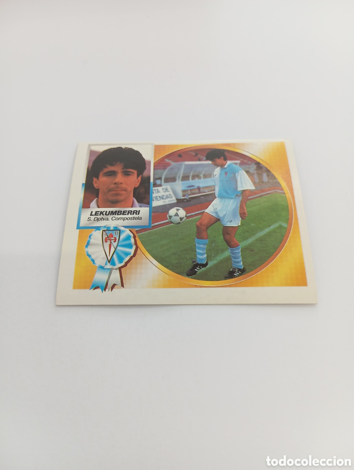 Cromos de F&uacute;tbol: FICHAJE 2 BIS LEKUMBERRI Liga Este 1994 1995 NUEVO SIN PEGAR PANINI 94 95
