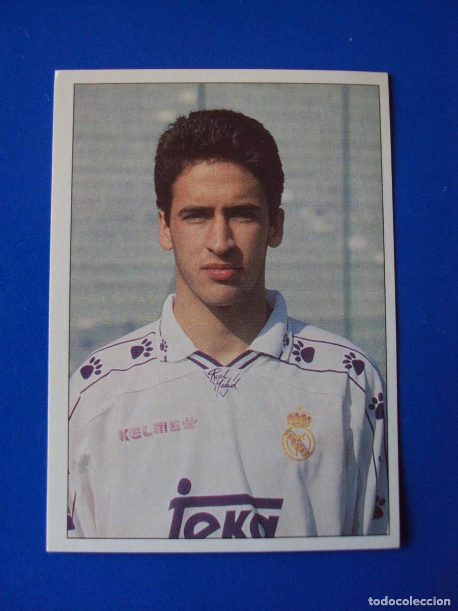 Cromos de F&uacute;tbol: CROMO N&ordm; 235 RAUL &Aacute;LBUM COLECCI&Oacute;N REAL MADRID 95 96 1995 1996 PANINI NUNCA PEGADO SIN PEGAR