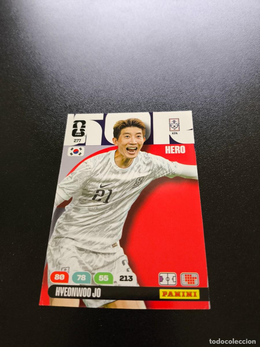 Cromos de F&uacute;tbol: 277 Hyeon-woo Jo korea del sur ADRENALYN MUNDIAL FIFA WORLD CUP 2026 PANINI NO LIGA