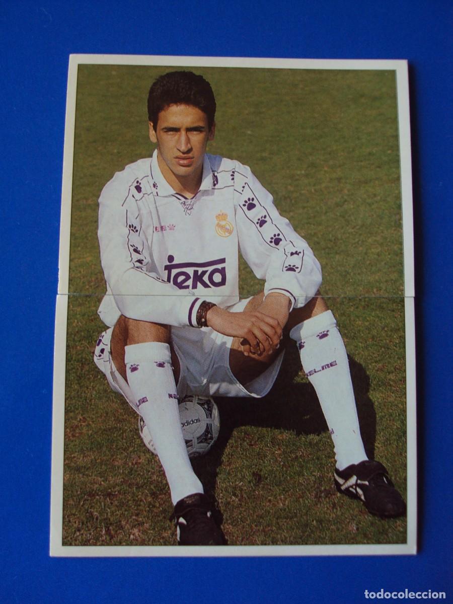 Cromos de F&uacute;tbol: CROMOS N&ordm; 236 237 RAUL &Aacute;LBUM COLECCI&Oacute;N REAL MADRID 95 96 1995 1996 PANINI NUNCA PEGADO SIN PEGAR