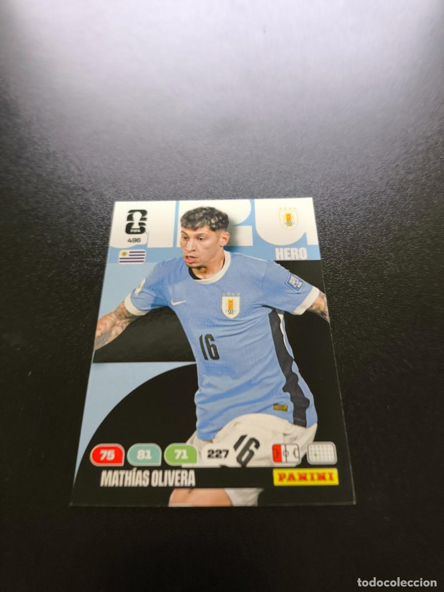 Cromos de F&uacute;tbol: 496 Math&iacute;as Oliveira uruguay ADRENALYN MUNDIAL FIFA WORLD CUP 2026 PANINI NO LIGA