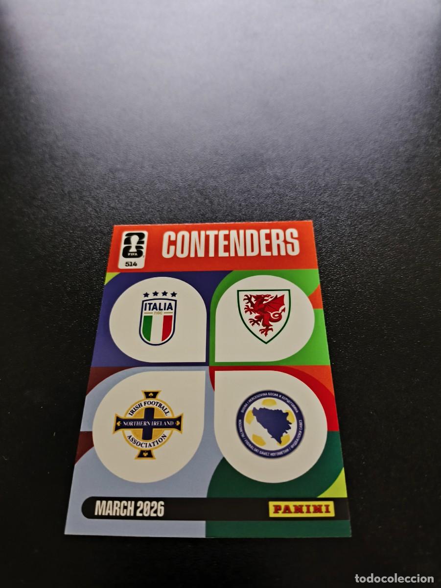 Cromos de F&uacute;tbol: 514 italia gales irlanda bosnia contenders ADRENALYN MUNDIAL FIFA WORLD CUP 2026 PANINI NO LIGA