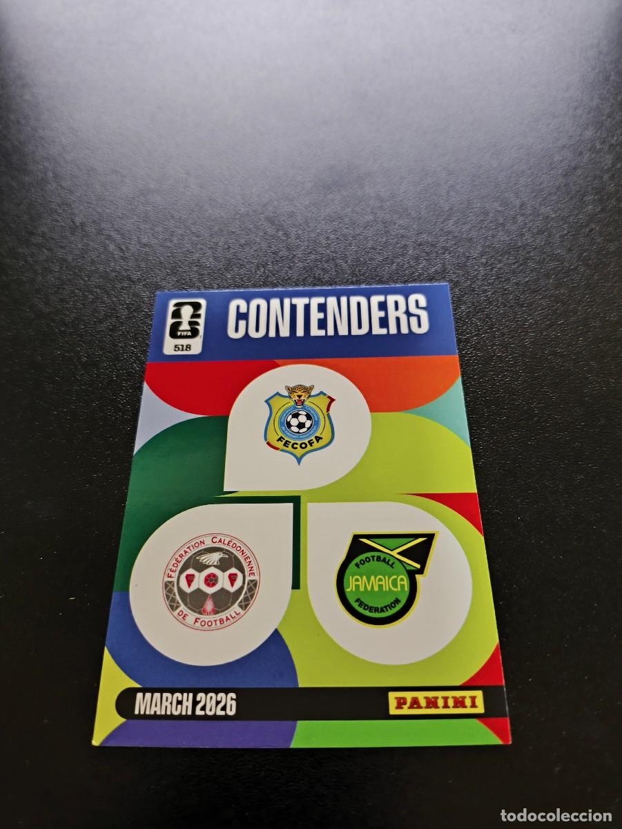 Cromos de F&uacute;tbol: 518 nueva caledonia jamaica congo contenders ADRENALYN MUNDIAL FIFA WORLD CUP 2026 PANINI NO LIGA