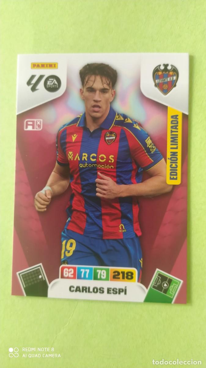 Cromos de F&uacute;tbol: LEVANTE CARLOS ESPI EDICION LIMITADA ADRENALYN 2025 2026 -2025 26 -C2