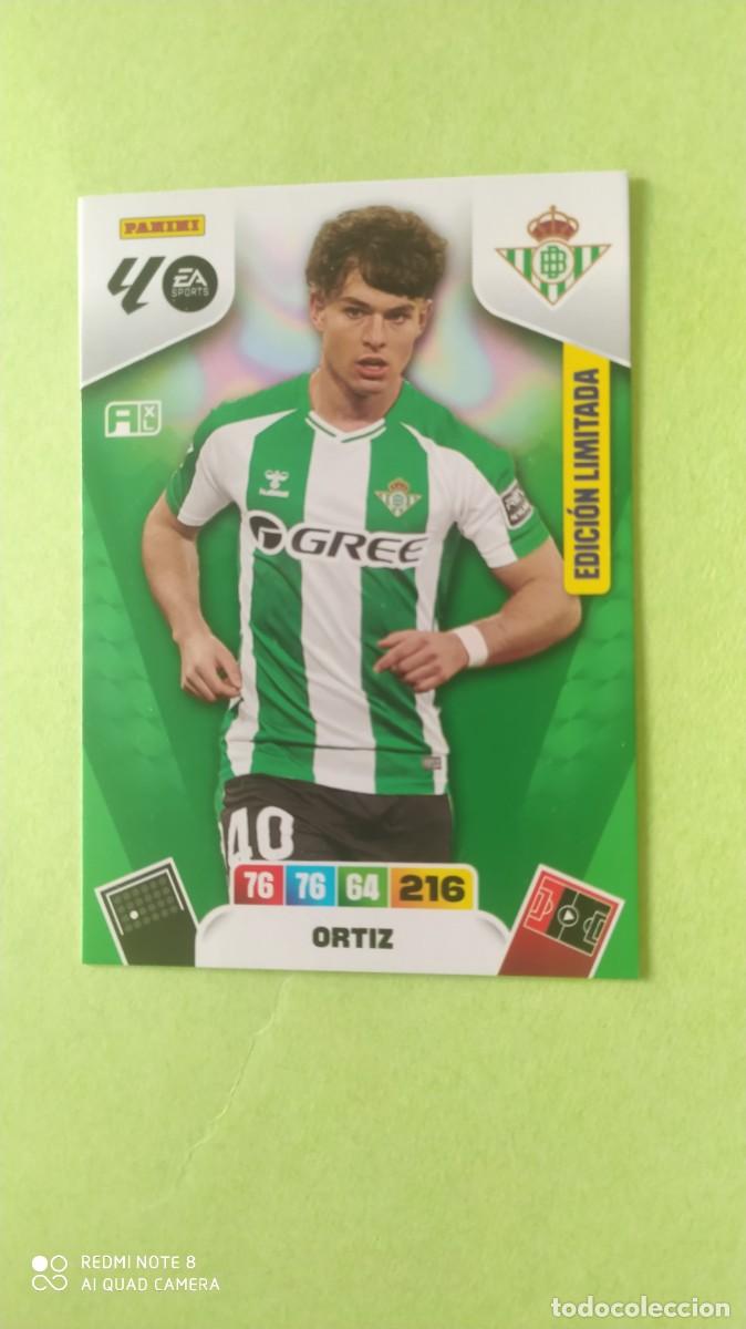 Cromos de F&uacute;tbol: BETIS ORTIZ EDICION LIMITADA ADRENALYN 2025 2026 -2025 26 -C2