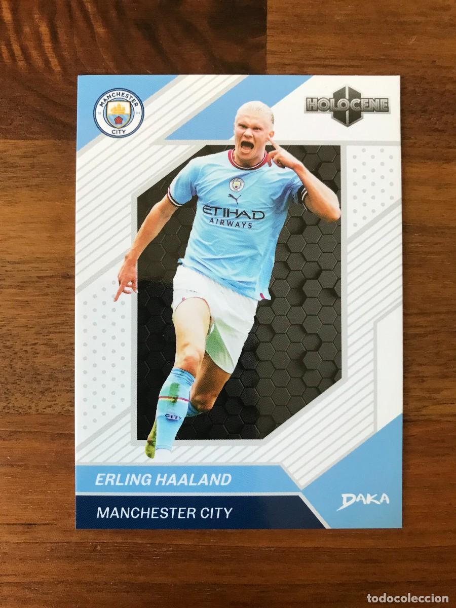 Cromos de F&uacute;tbol: ERLING HAALAND - MANCHESTER CITY - DAKA HOLOCENE - 2023 23