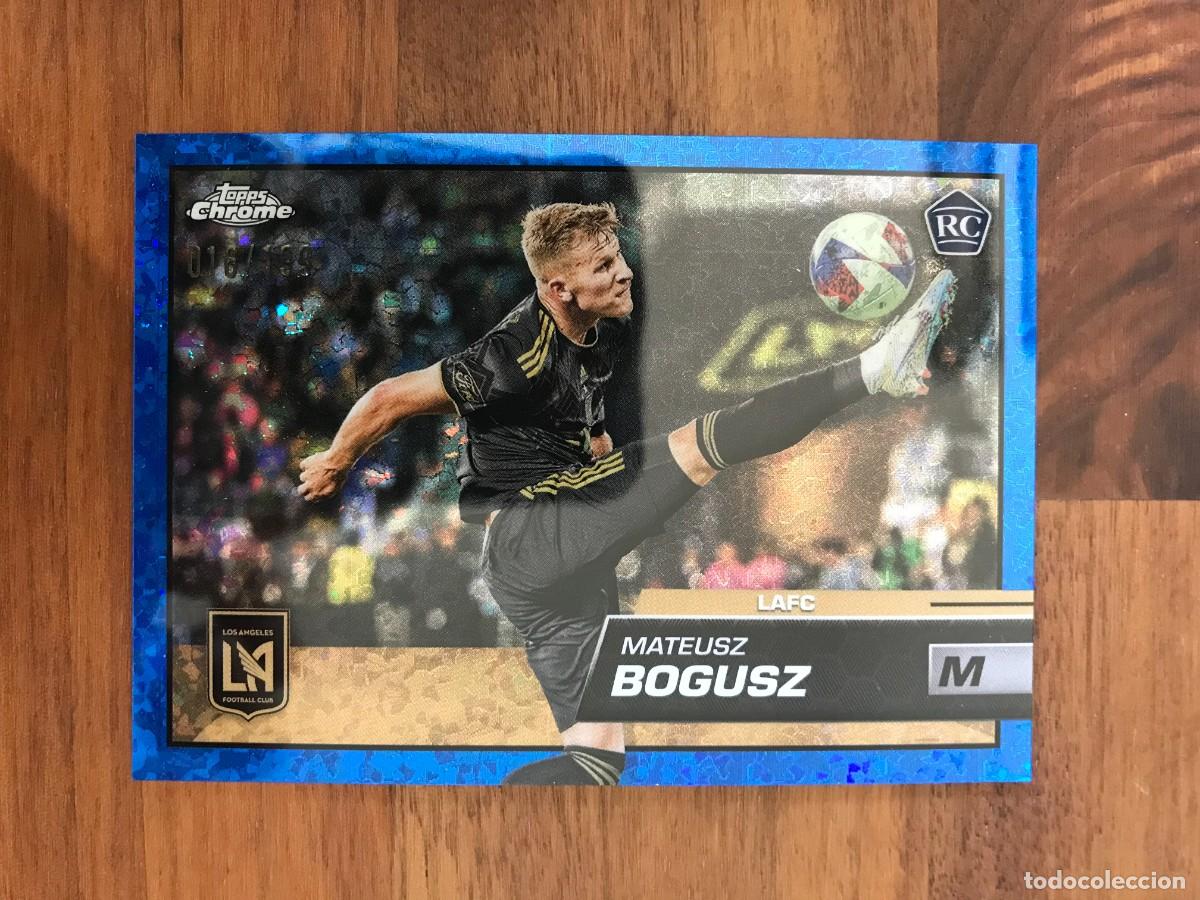 Cromos de F&uacute;tbol: MATEUSZ BOGUSZ - LAFC LOS ANGELES - ROOKIE CARD - NUMERADA /199 BLUE MINI DIAMOND REFRACTOR - 2023