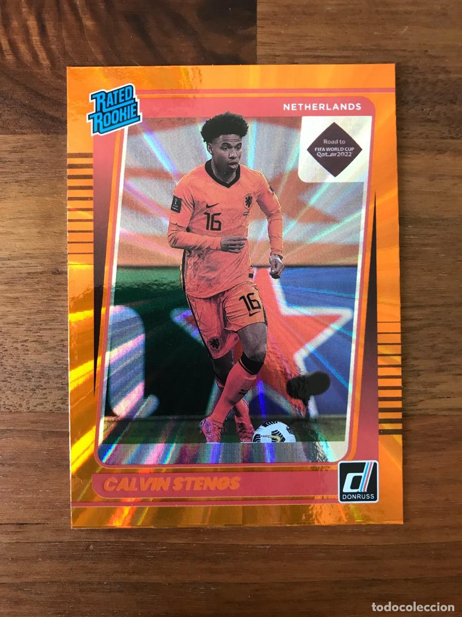 Cromos de F&uacute;tbol: CALVIN STENGS - HOLANDA - RATED ROOKIE - HOLO ORANGE LASER - 2021 2022 21 22