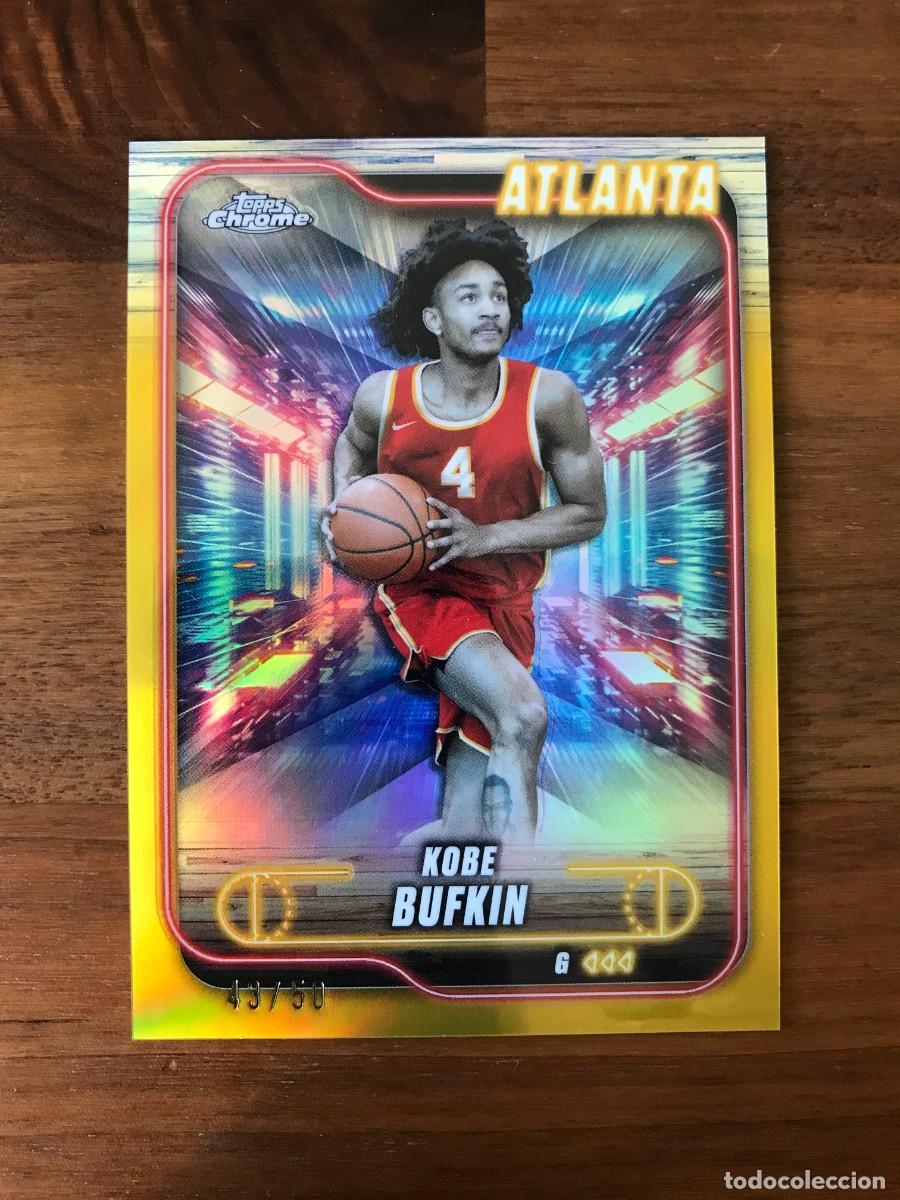 Cromos de F&uacute;tbol: KOBE BUFKIN - ATLANTA - NUMERADA /50 GOLD REFRACTOR - TOPPS CHROME 2024 2025 24 25