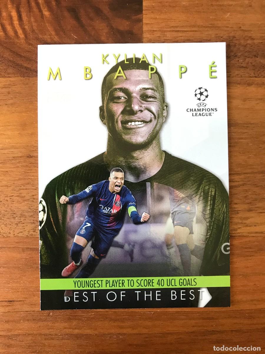 Cromos de F&uacute;tbol: KYLIAN MBAPPE - PSG - BEST OF THE BEST - TOPPS CHAMPIONS LEAGUE - 2024 24